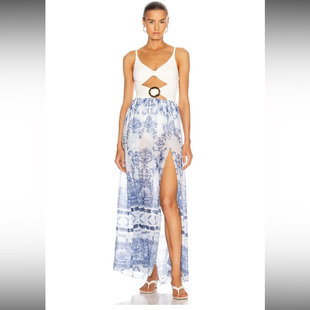 PatBo Amalfi Cut-Out Beach Dress